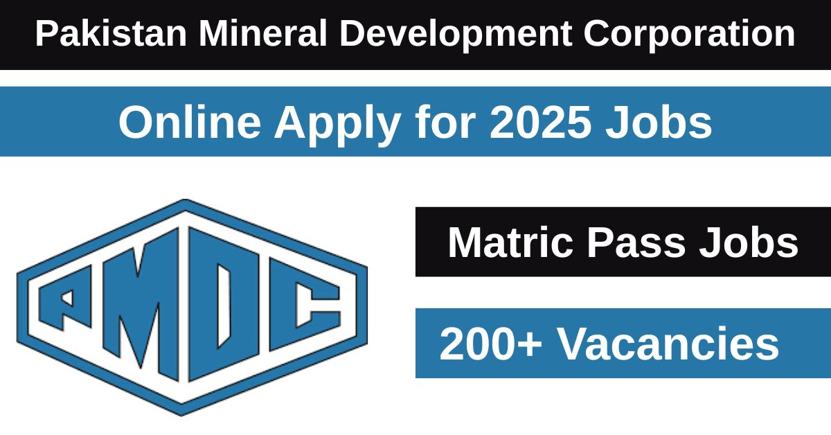 Pakistan Mineral Development Corporation (PMDC) has advertised an esteemed job this year.