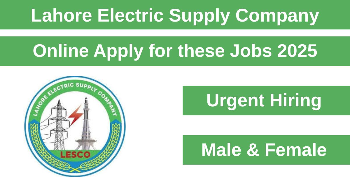 Join Lahore Electric Supply Company (LESCO) on a valuable career path by enrolling.